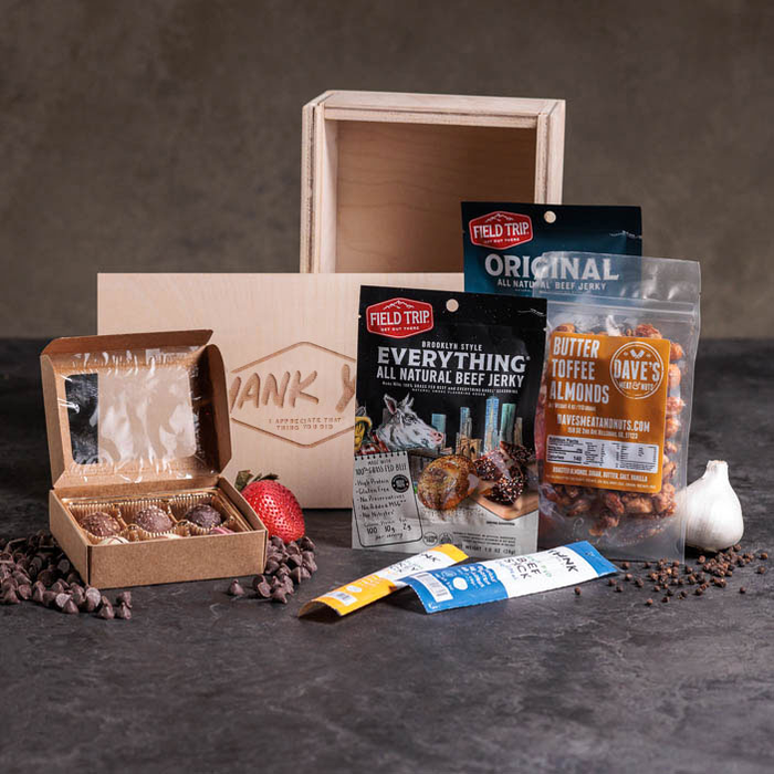 Premium Snacks Message Box