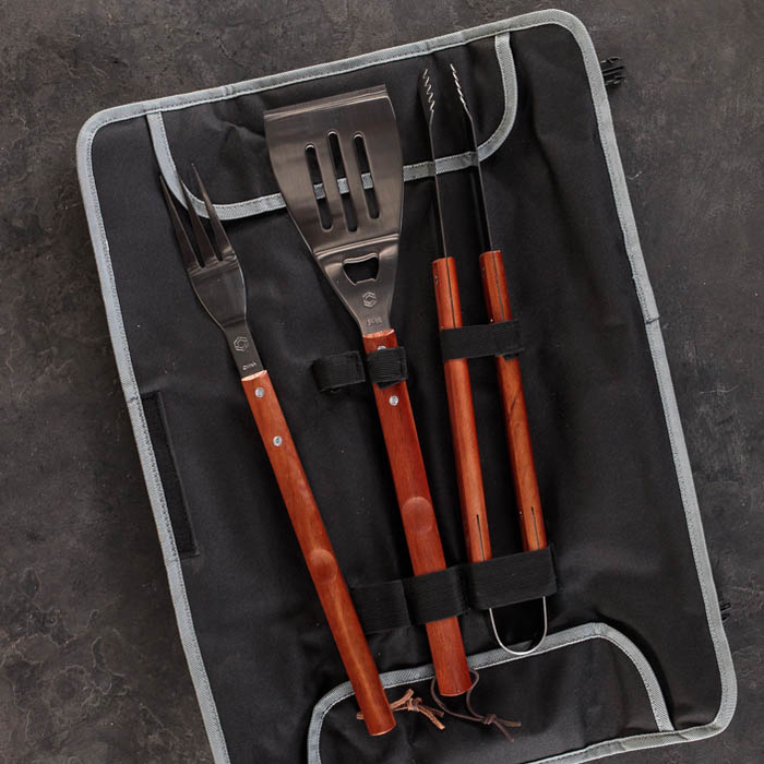 backyard steakhouse crate tools for men's grilling gift.