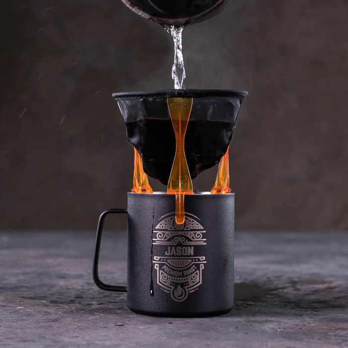 perfect single serve pour over pulled from mug for men's drink gift.