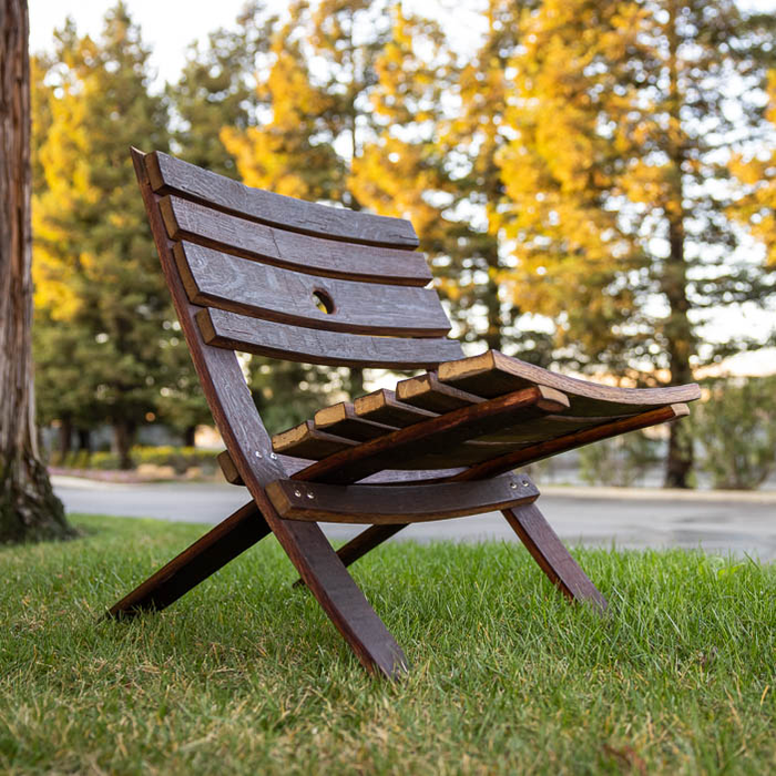DIY Barrel Stave Chair